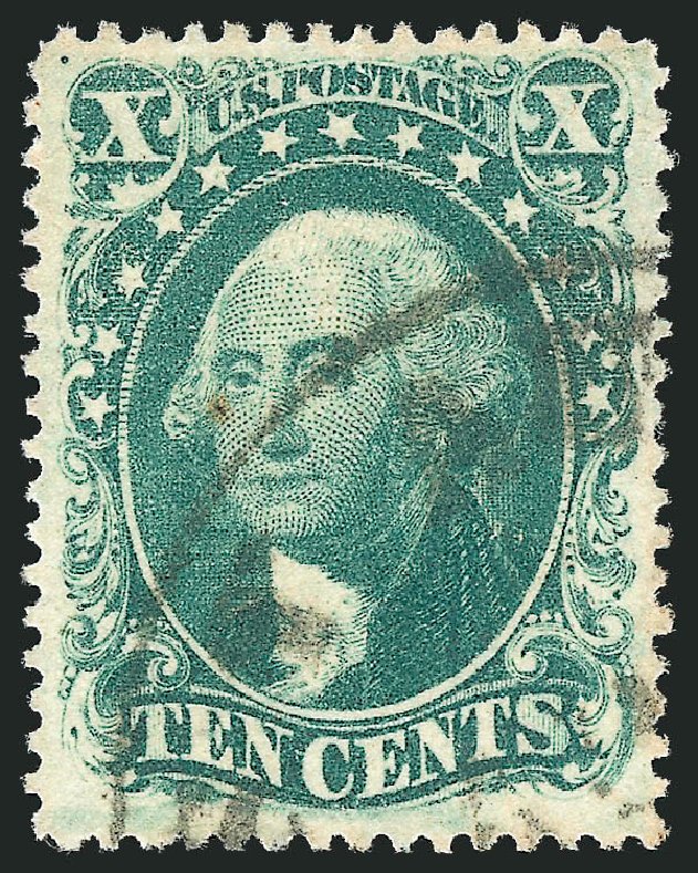 US Stamp Prices Scott Catalog # 32 - 10c 1857 Washington. Robert Siegel Auction Galleries, Dec 2013, Sale 1062, Lot 146