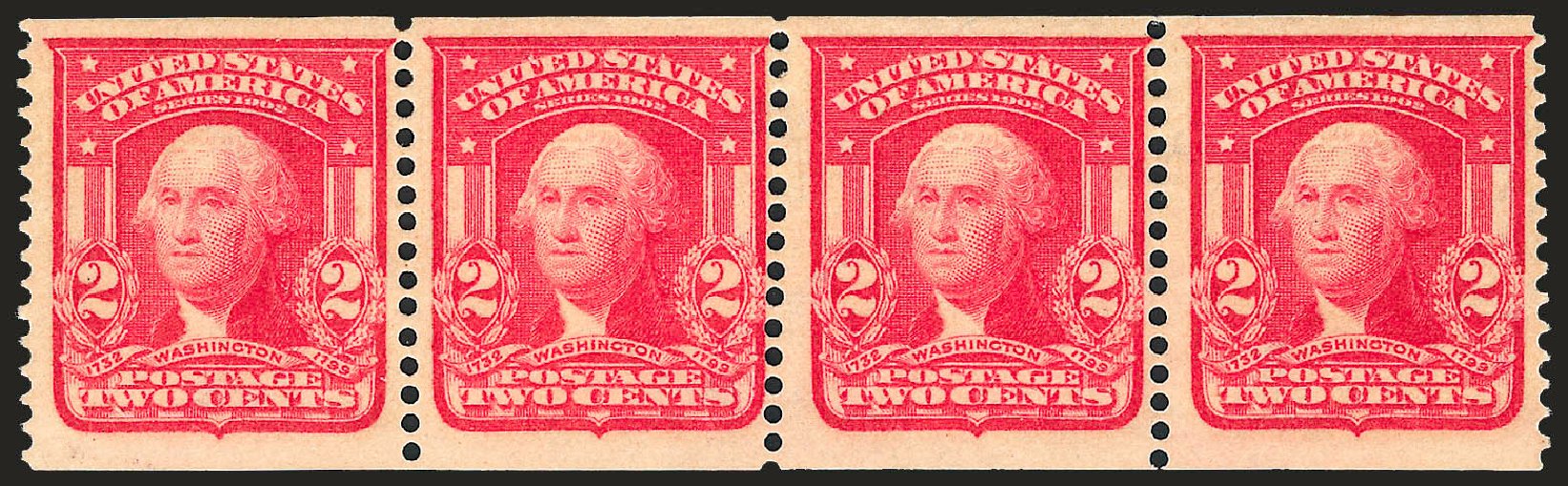 US Stamp Price Scott Cat. # 320: 2c 1906 Washington Imperf. Robert Siegel Auction Galleries, Dec 2008, Sale 967, Lot 4558