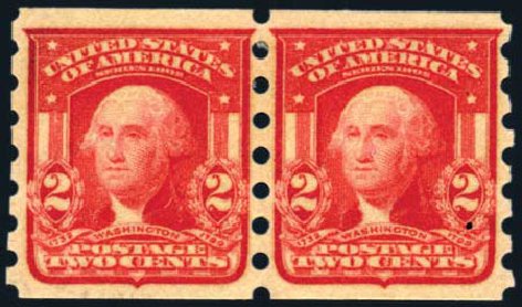 Costs of US Stamps Scott #320 - 2c 1906 Washington Imperf. Harmer-Schau Auction Galleries, Aug 2011, Sale 90, Lot 1871
