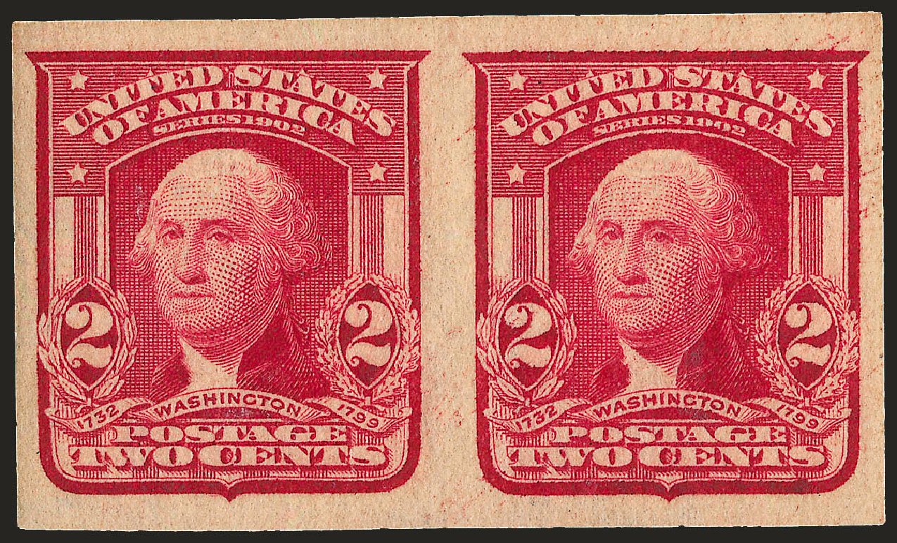 US Stamps Price Scott #320: 2c 1906 Washington Imperf. Robert Siegel Auction Galleries, Sep 2009, Sale 968B, Lot 414