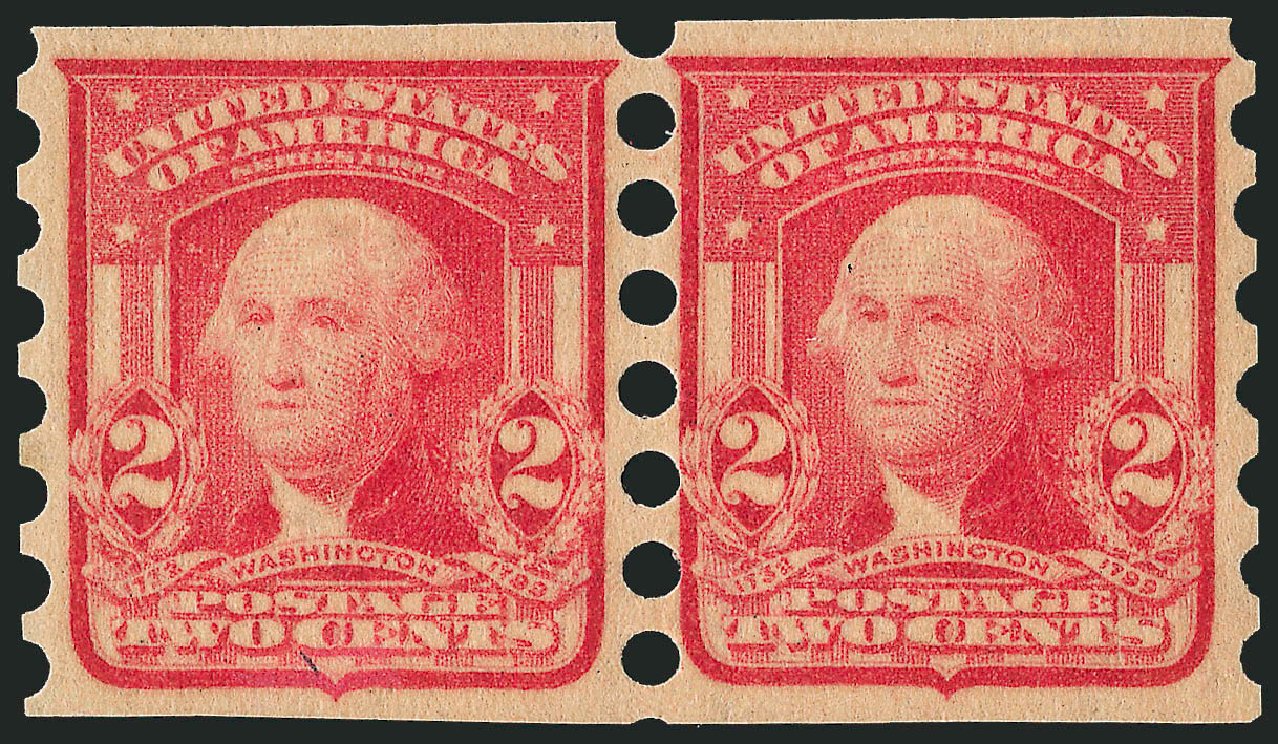 Price of US Stamps Scott Catalogue # 320 - 2c 1906 Washington Imperf. Robert Siegel Auction Galleries, Dec 2008, Sale 967, Lot 4565
