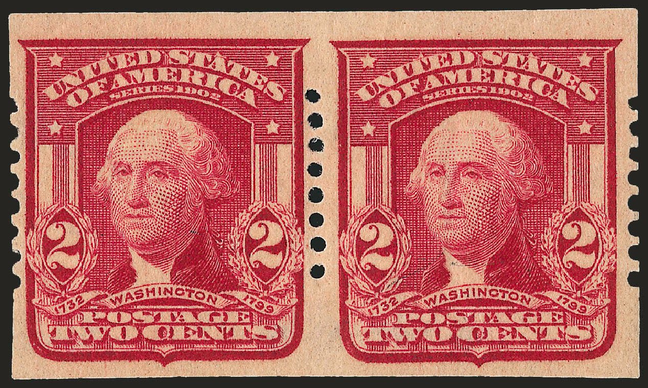 Prices of US Stamps Scott Catalogue # 320: 1906 2c Washington Imperf. Robert Siegel Auction Galleries, Dec 2008, Sale 967, Lot 4585