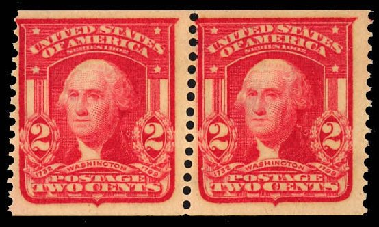 Costs of US Stamp Scott Catalogue #320 - 2c 1906 Washington Imperf. Daniel Kelleher Auctions, Sep 2014, Sale 655, Lot 392