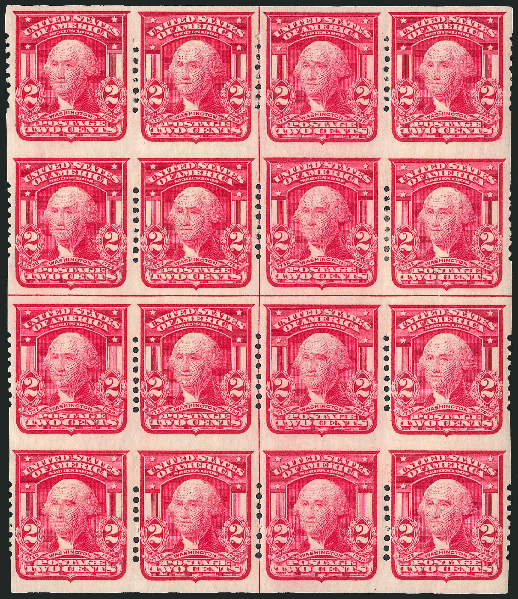 Cost of US Stamp Scott Cat. # 320 - 2c 1906 Washington Imperf. Robert Siegel Auction Galleries, Mar 2013, Sale 1040, Lot 1682
