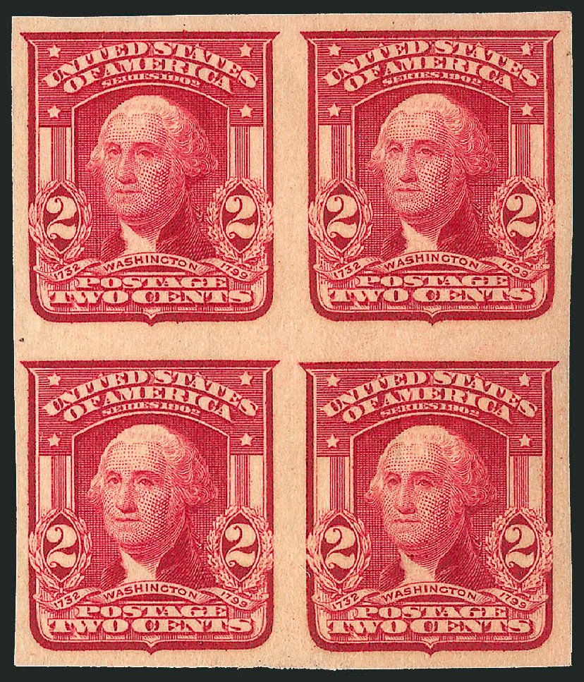 Costs of US Stamp Scott Catalogue # 320: 1906 2c Washington Imperf. Robert Siegel Auction Galleries, Feb 2010, Sale 983, Lot 206