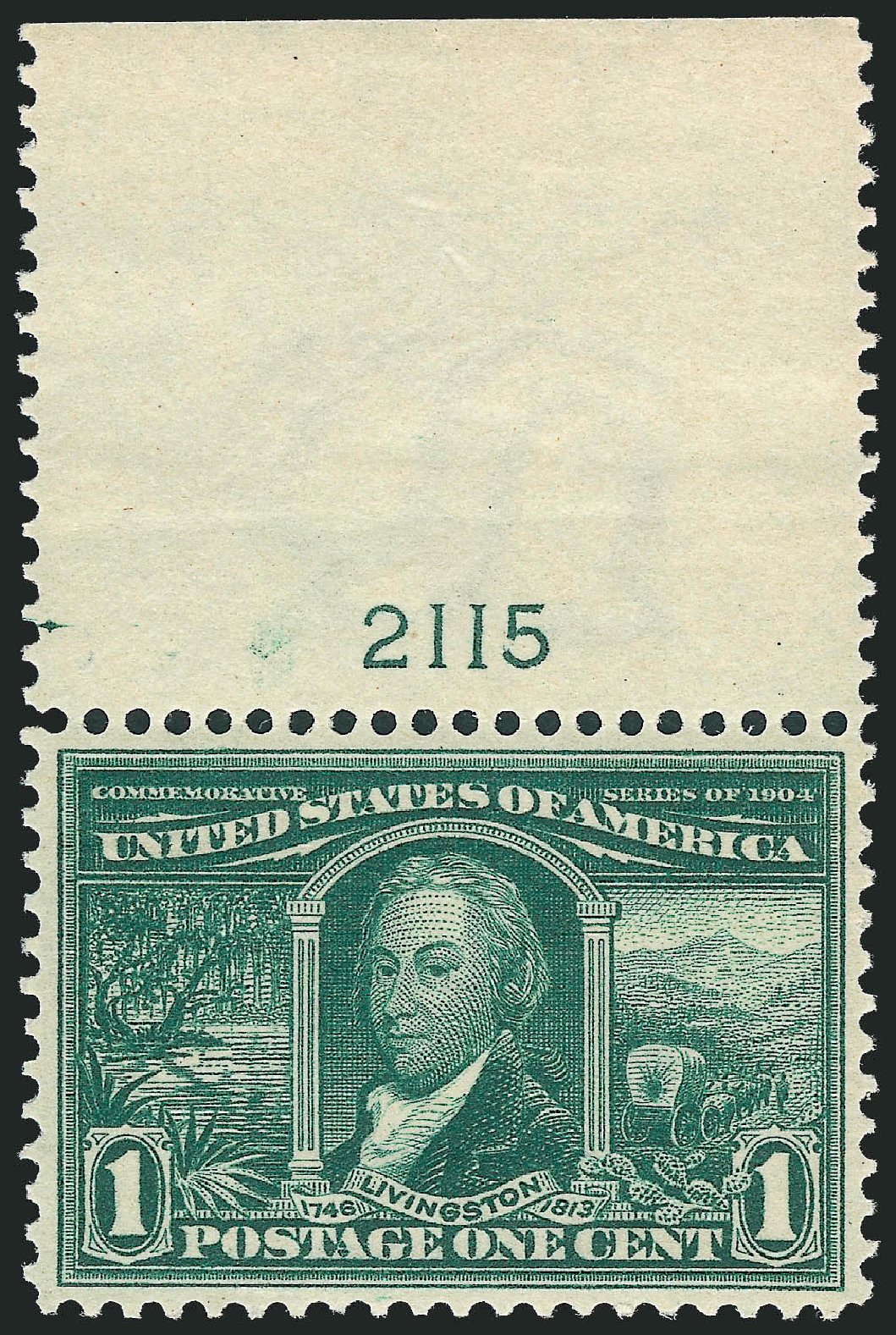 Values of US Stamps Scott Catalog #323 - 1c 1904 Louisiana Purchase Exposition. Robert Siegel Auction Galleries, Oct 2011, Sale 1014, Lot 1751