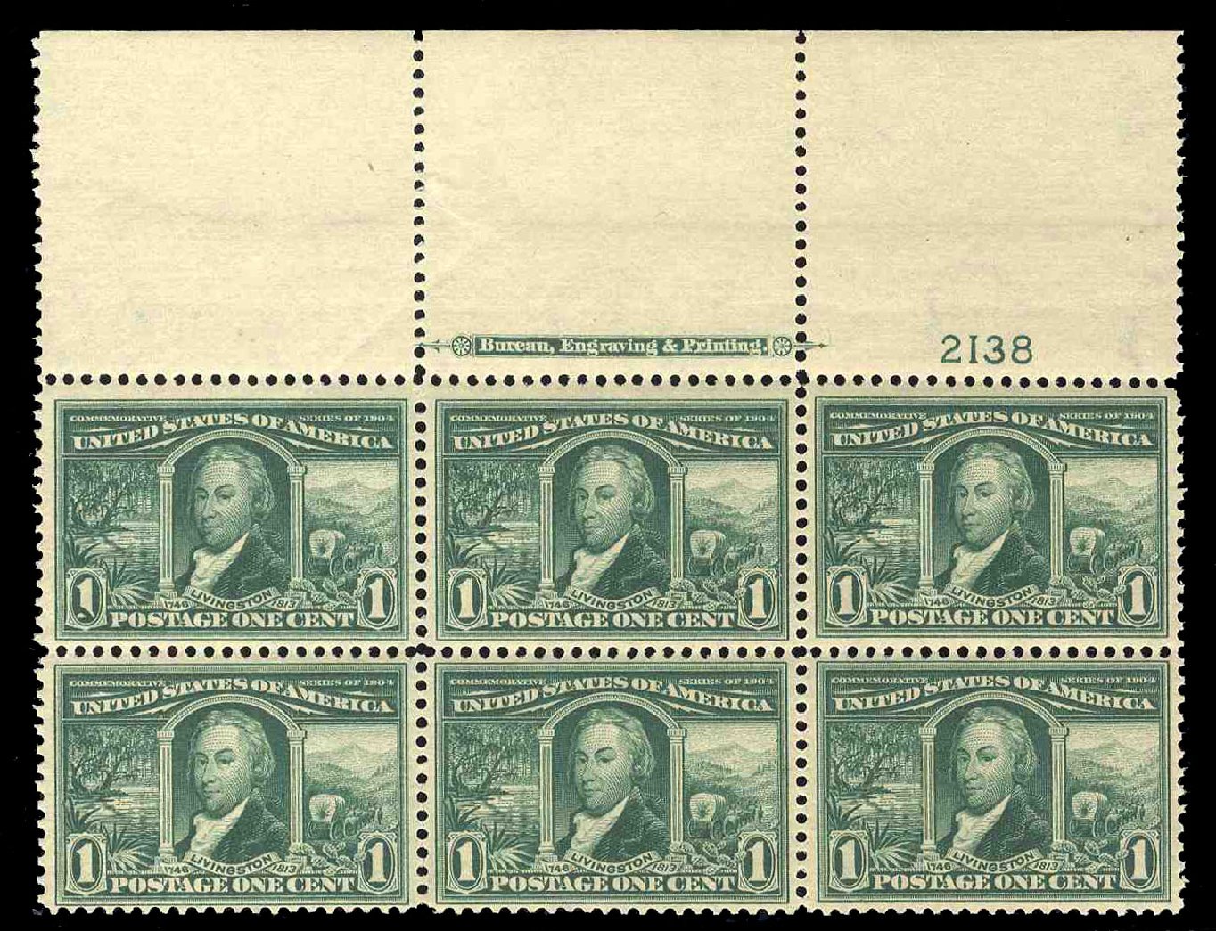 Costs of US Stamp Scott Catalog #323: 1c 1904 Louisiana Purchase Exposition. Cherrystone Auctions, Jun 2009, Sale 200906, Lot 164