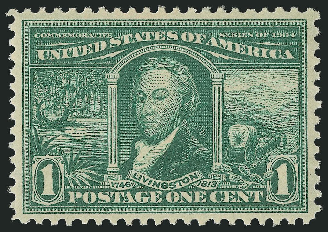 Value of US Stamp Scott # 323: 1c 1904 Louisiana Purchase Exposition. Robert Siegel Auction Galleries, Oct 2010, Sale 997, Lot 5865