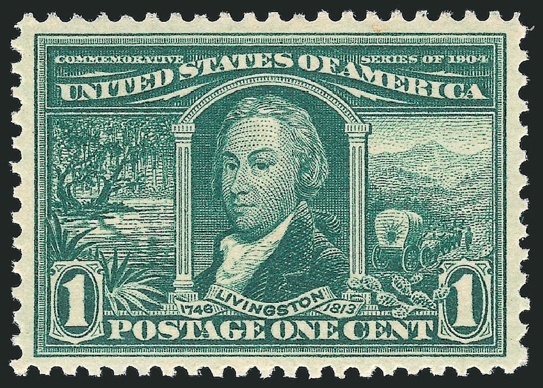 US Stamps Prices Scott Cat. #323: 1904 1c Louisiana Purchase Exposition. Robert Siegel Auction Galleries, Sep 2009, Sale 976, Lot 1903
