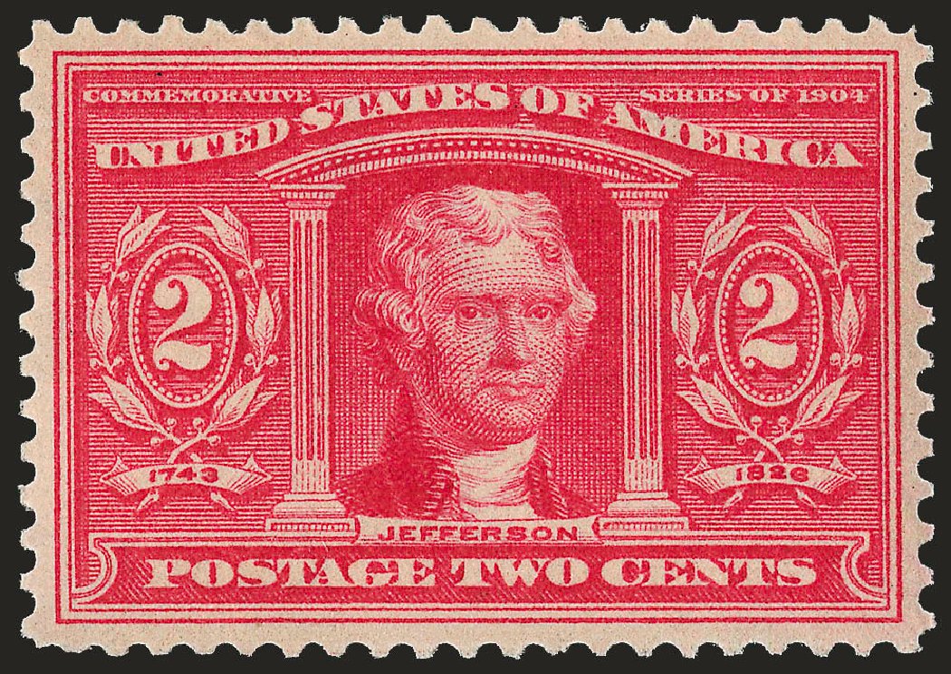 Values of US Stamp Scott Catalog # 324: 2c 1904 Louisiana Purchase Exposition. Robert Siegel Auction Galleries, Dec 2008, Sale 967, Lot 4524