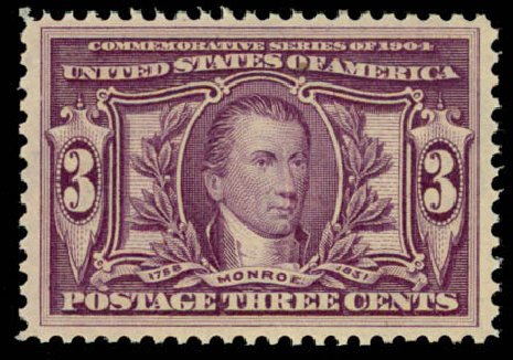 Costs of US Stamp Scott # 325: 1904 3c Louisiana Purchase Exposition. Daniel Kelleher Auctions, Mar 2013, Sale 635, Lot 437
