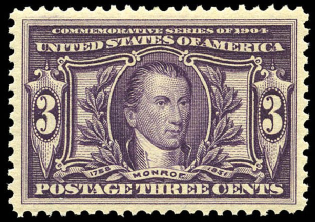 Cost of US Stamp Scott Catalog # 325: 1904 3c Louisiana Purchase Exposition. Matthew Bennett International, May 2014, Sale 350, Lot 469