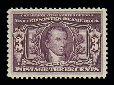 Costs of US Stamp Scott Cat. #325 - 3c 1904 Louisiana Purchase Exposition. Matthew Bennett International, Dec 2007, Sale 325, Lot 1950