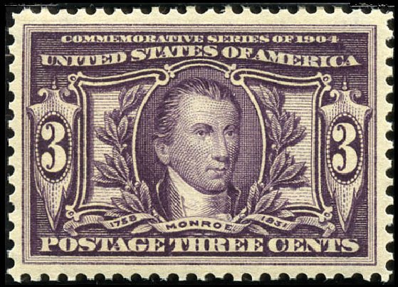 Value of US Stamps Scott Catalog # 325: 3c 1904 Louisiana Purchase Exposition. Matthew Bennett International, Sep 2011, Sale 338, Lot 1920