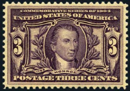 Price of US Stamp Scott 325: 3c 1904 Louisiana Purchase Exposition. Harmer-Schau Auction Galleries, Jan 2013, Sale 96, Lot 550