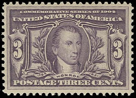 Values of US Stamps Scott # 325: 1904 3c Louisiana Purchase Exposition. H.R. Harmer, Oct 2014, Sale 3006, Lot 1320