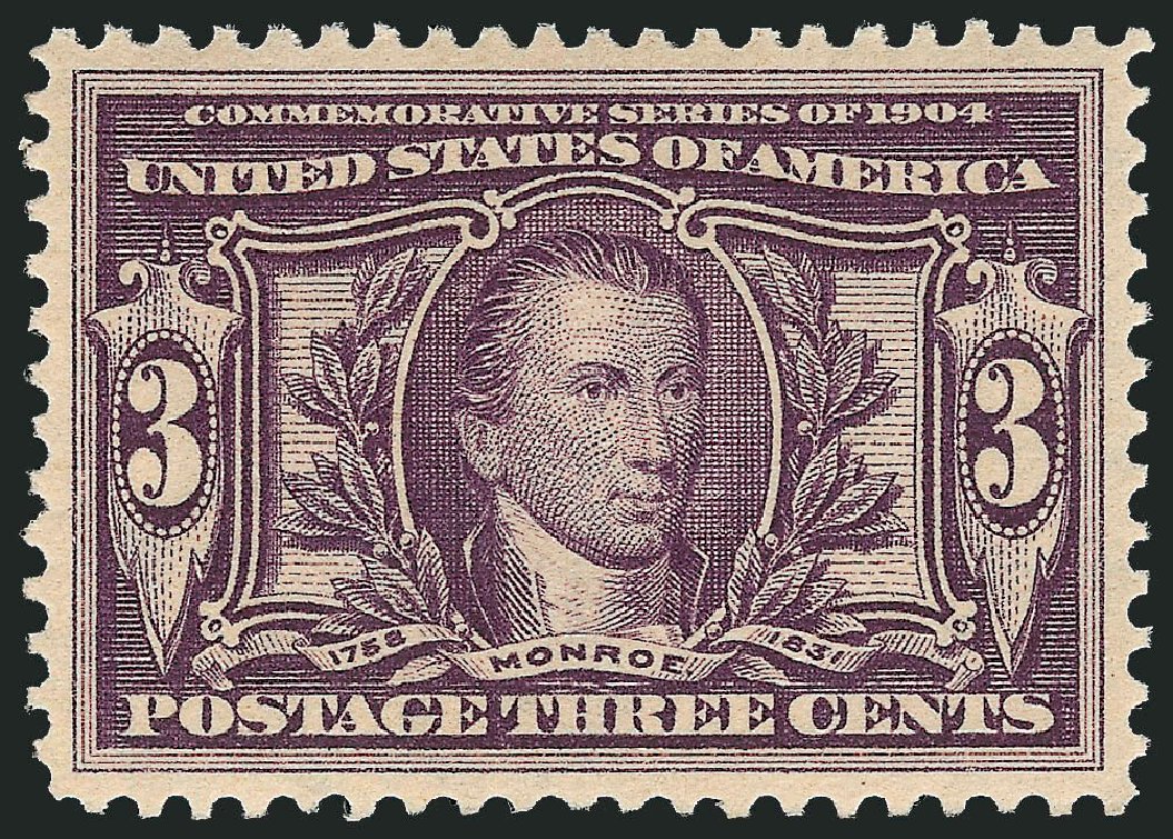 Cost of US Stamp Scott #325: 3c 1904 Louisiana Purchase Exposition. Robert Siegel Auction Galleries, Sep 2009, Sale 968B, Lot 420