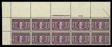 Price of US Stamps Scott 325: 1904 3c Louisiana Purchase Exposition. Matthew Bennett International, Oct 2007, Sale 320, Lot 552