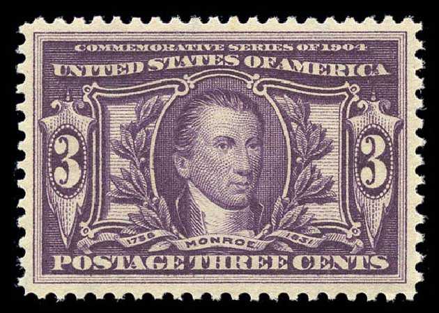 Prices of US Stamp Scott Cat. # 325: 1904 3c Louisiana Purchase Exposition. Matthew Bennett International, Sep 2010, Sale 331, Lot 693