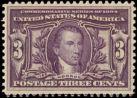 Cost of US Stamps Scott Catalogue #325: 1904 3c Louisiana Purchase Exposition. Regency-Superior, Nov 2014, Sale 108, Lot 696