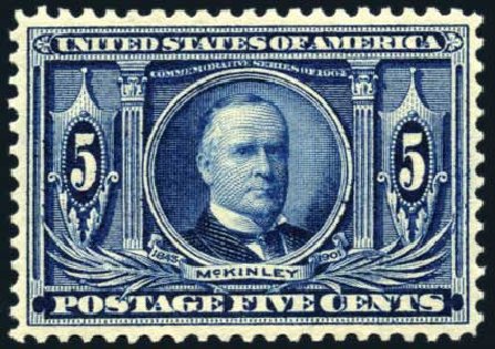 Values of US Stamp Scott Catalogue # 326 - 5c 1904 Louisiana Purchase Exposition. Harmer-Schau Auction Galleries, Feb 2010, Sale 84, Lot 1527