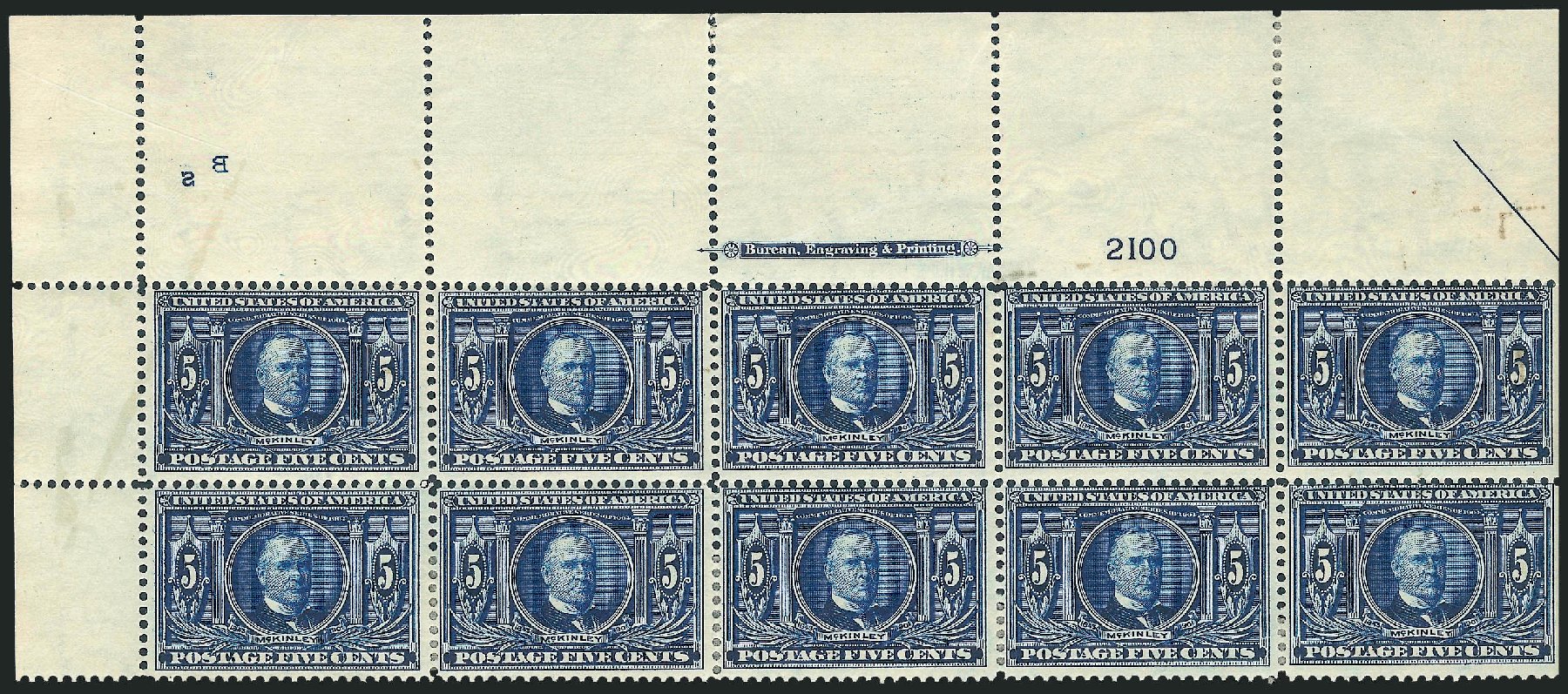 Price of US Stamps Scott Cat. 326 - 1904 5c Louisiana Purchase Exposition. Robert Siegel Auction Galleries, Jun 2012, Sale 1026, Lot 1377