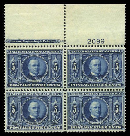 Price of US Stamps Scott Catalogue #326 - 5c 1904 Louisiana Purchase Exposition. Matthew Bennett International, Mar 2011, Sale 337, Lot 2799