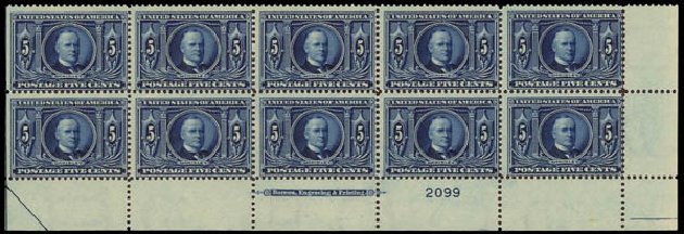 Costs of US Stamps Scott Catalogue 326: 1904 5c Louisiana Purchase Exposition. Daniel Kelleher Auctions, Oct 2012, Sale 632, Lot 1259