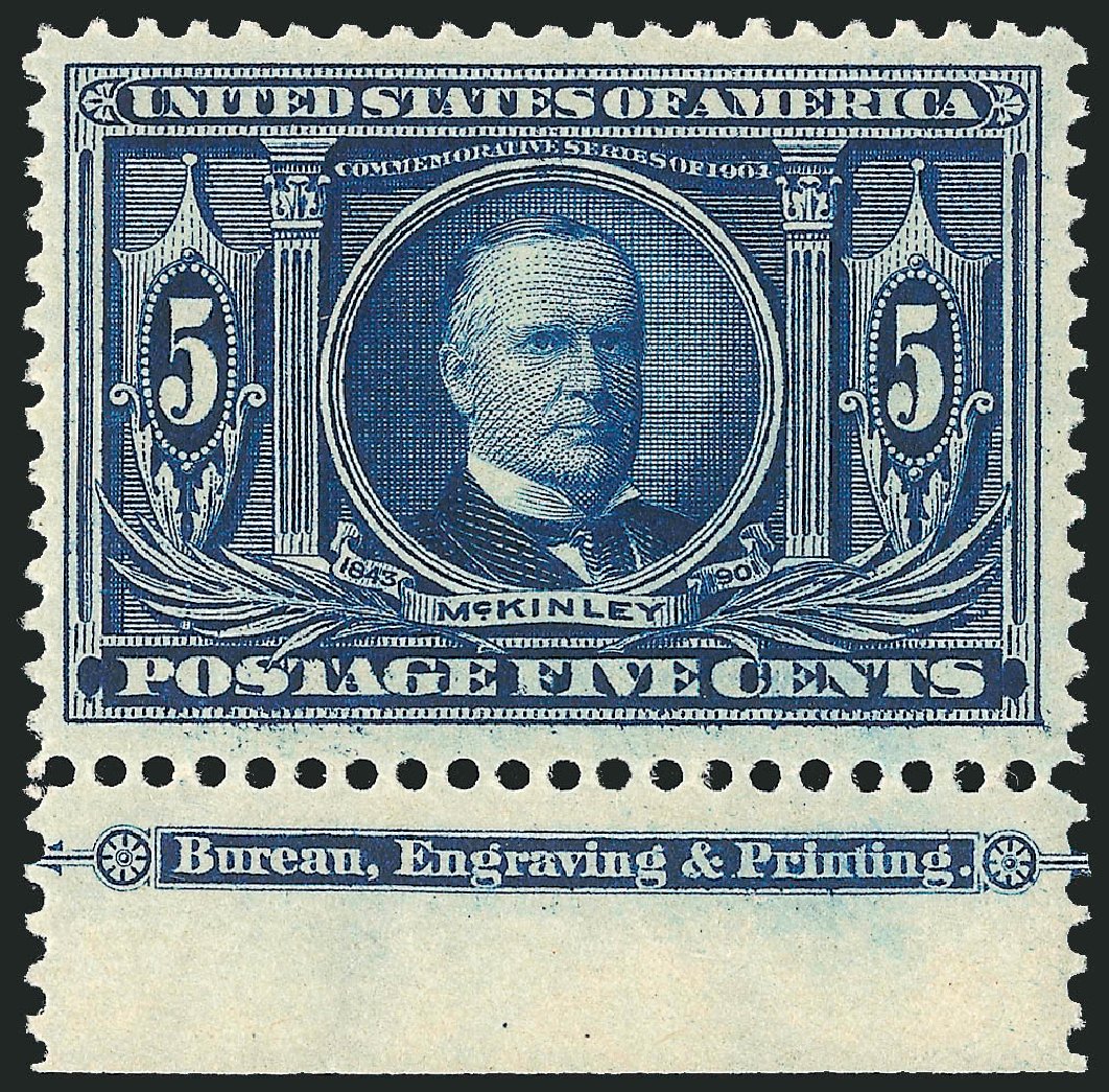 US Stamps Prices Scott 326: 1904 5c Louisiana Purchase Exposition. Robert Siegel Auction Galleries, Dec 2013, Sale 1062, Lot 499