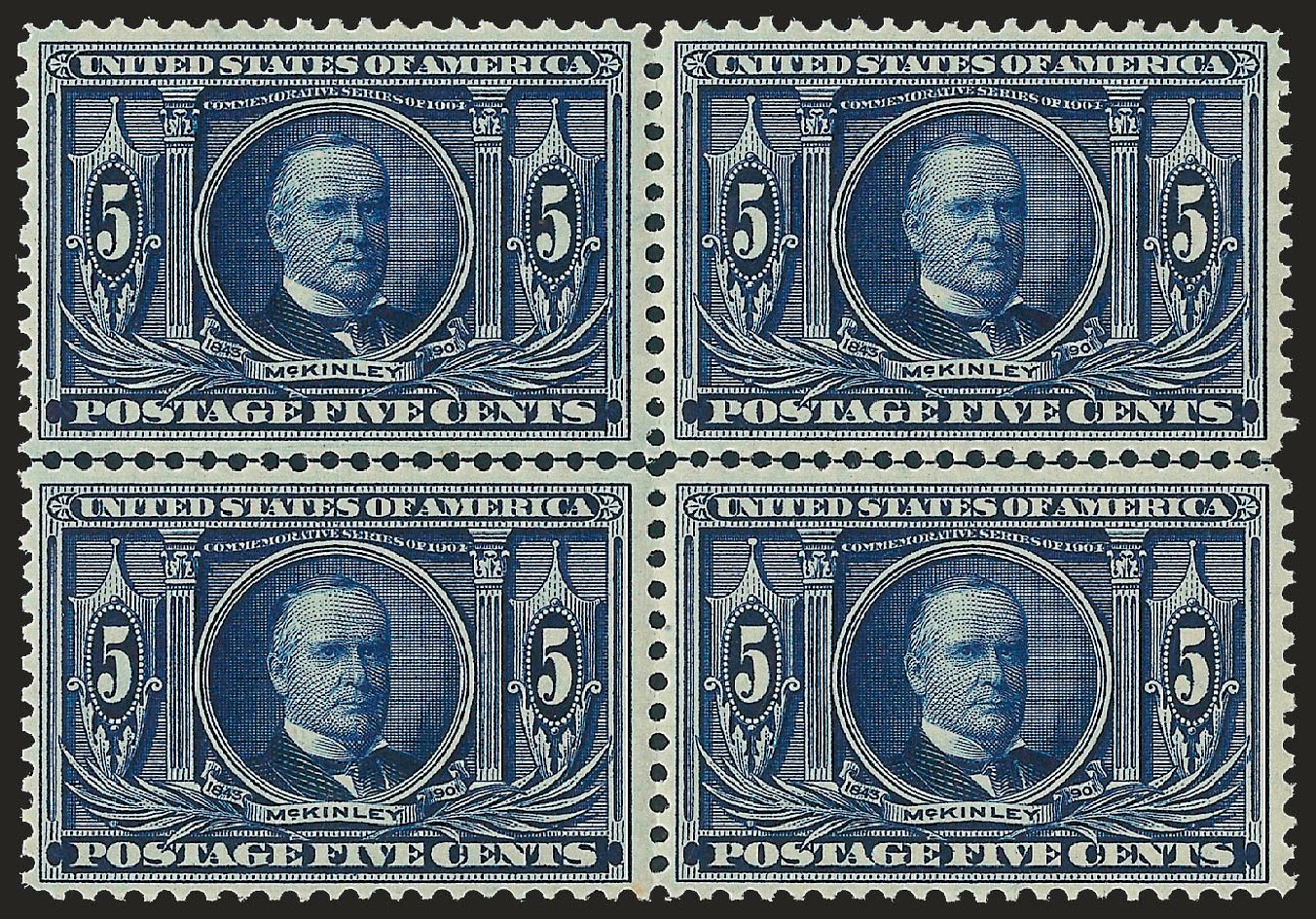 Costs of US Stamps Scott Catalogue 326 - 1904 5c Louisiana Purchase Exposition. Robert Siegel Auction Galleries, Jun 2010, Sale 992, Lot 2419