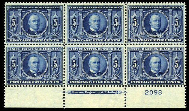 US Stamps Price Scott Cat. 326: 1904 5c Louisiana Purchase Exposition. Matthew Bennett International, Feb 2012, Sale 340, Lot 410