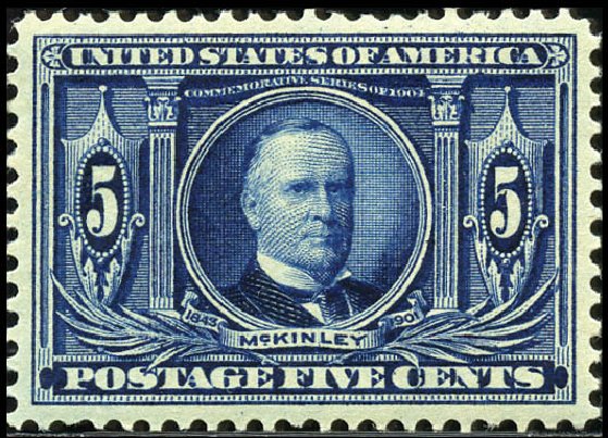 Cost of US Stamp Scott # 326 - 1904 5c Louisiana Purchase Exposition. Matthew Bennett International, Sep 2011, Sale 338, Lot 1921