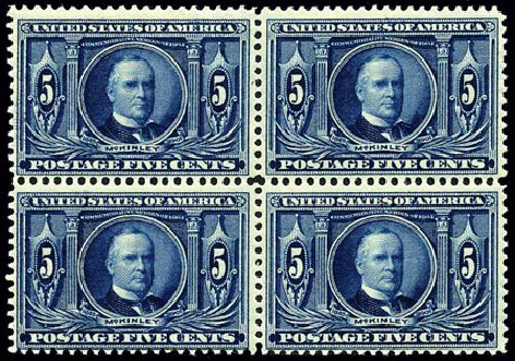 Prices of US Stamp Scott Catalog #326: 1904 5c Louisiana Purchase Exposition. Harmer-Schau Auction Galleries, Feb 2009, Sale 80, Lot 1281