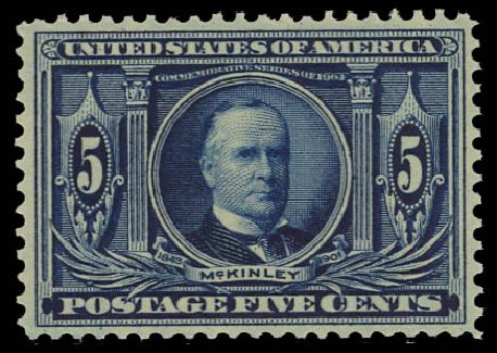 Value of US Stamp Scott Cat. #326: 1904 5c Louisiana Purchase Exposition. Daniel Kelleher Auctions, Jan 2012, Sale 628, Lot 441