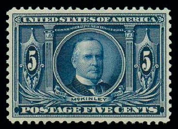 Price of US Stamp Scott Catalog # 326: 1904 5c Louisiana Purchase Exposition. Matthew Bennett International, Dec 2007, Sale 325, Lot 1954
