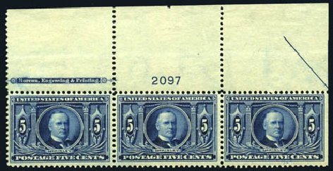 Costs of US Stamp Scott Cat. #326: 1904 5c Louisiana Purchase Exposition. Harmer-Schau Auction Galleries, Oct 2008, Sale 79, Lot 175
