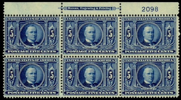 Costs of US Stamp Scott Catalogue 326 - 1904 5c Louisiana Purchase Exposition. Daniel Kelleher Auctions, May 2014, Sale 652, Lot 492