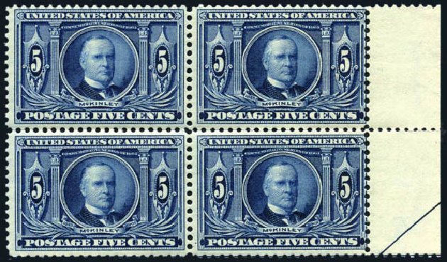 US Stamp Price Scott Catalogue #326 - 1904 5c Louisiana Purchase Exposition. Harmer-Schau Auction Galleries, Jun 2008, Sale 78, Lot 1513