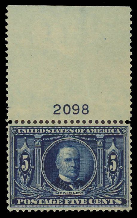 US Stamp Prices Scott Catalogue #326 - 1904 5c Louisiana Purchase Exposition. Daniel Kelleher Auctions, Jun 2012, Sale 630, Lot 1736