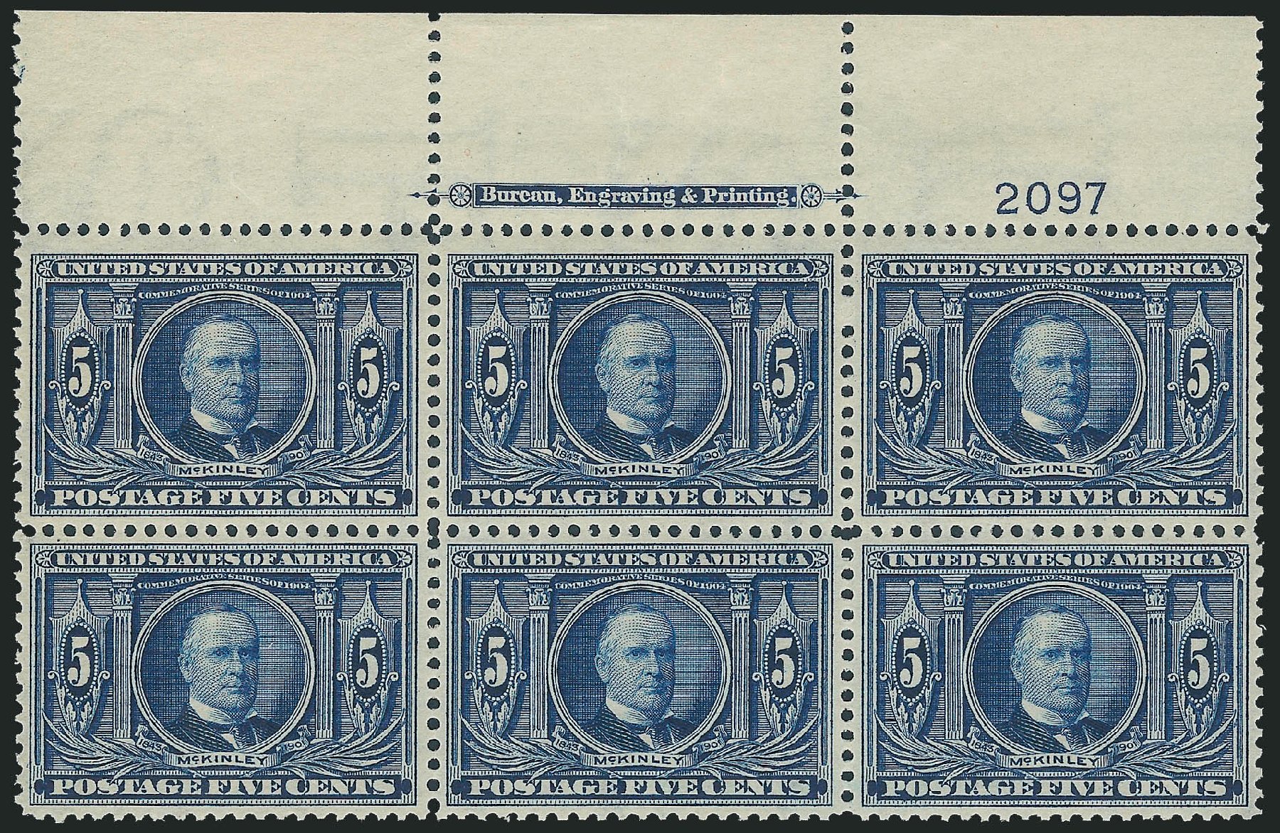 Value of US Stamps Scott Cat. 326: 5c 1904 Louisiana Purchase Exposition. Robert Siegel Auction Galleries, Oct 2011, Sale 1014, Lot 1756