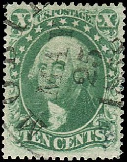 Costs of US Stamp Scott Catalog 33: 10c 1857 Washington. Regency-Superior, Nov 2014, Sale 108, Lot 118