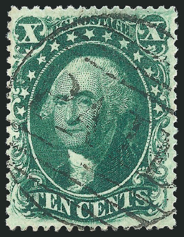 Price of US Stamps Scott Catalog 33: 10c 1857 Washington. Robert Siegel Auction Galleries, Dec 2013, Sale 1062, Lot 148