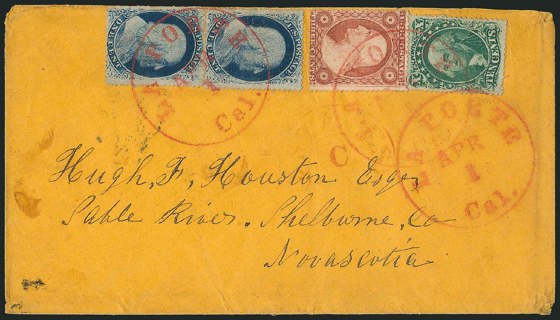 Cost of US Stamps Scott #33 - 10c 1857 Washington. Robert Siegel Auction Galleries, Dec 2010, Sale 1002, Lot 3789