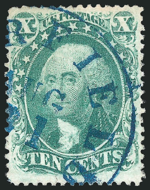Costs of US Stamp Scott 33: 1857 10c Washington. Robert Siegel Auction Galleries, Oct 2011, Sale 1014, Lot 1109