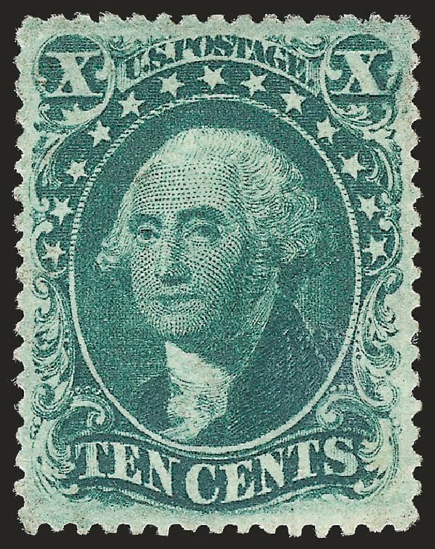 US Stamps Value Scott 33 - 10c 1857 Washington. Robert Siegel Auction Galleries, Jun 2009, Sale 973, Lot 51