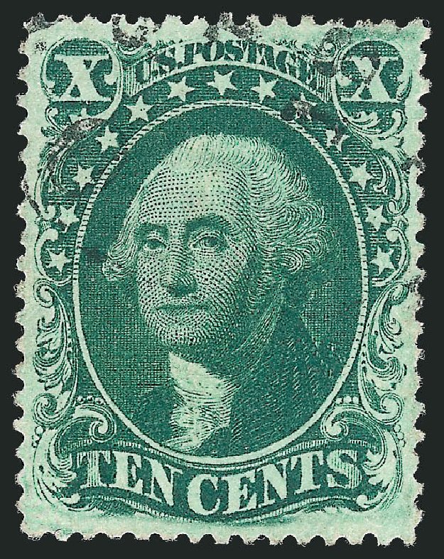 US Stamps Price Scott Cat. #33 - 10c 1857 Washington. Robert Siegel Auction Galleries, Sep 2010, Sale 993, Lot 331