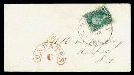 Cost of US Stamp Scott Catalog 33 - 1857 10c Washington. Matthew Bennett International, Dec 2007, Sale 323, Lot 144