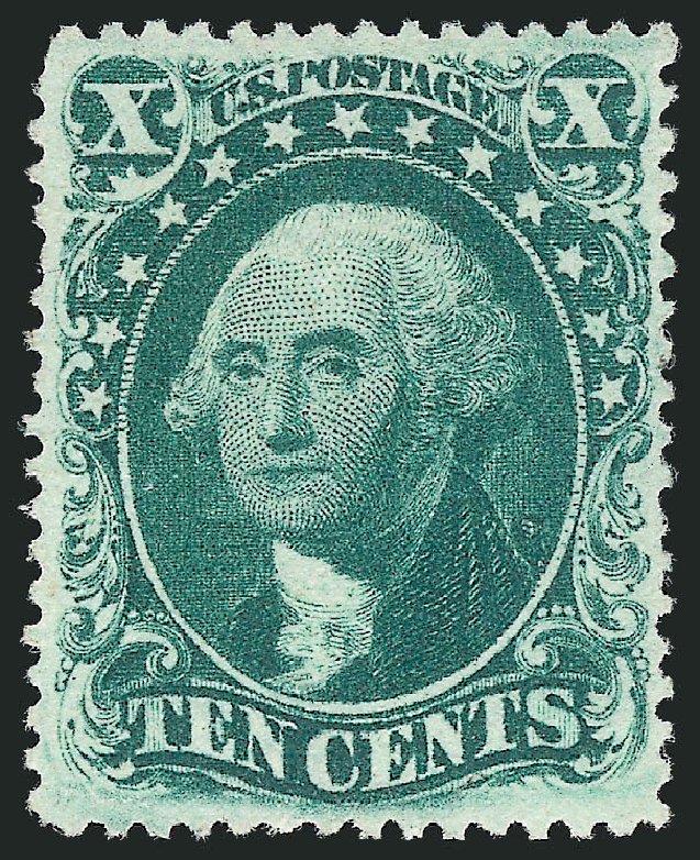 Prices of US Stamp Scott Catalogue #33 - 10c 1857 Washington. Robert Siegel Auction Galleries, Mar 2013, Sale 1040, Lot 1254