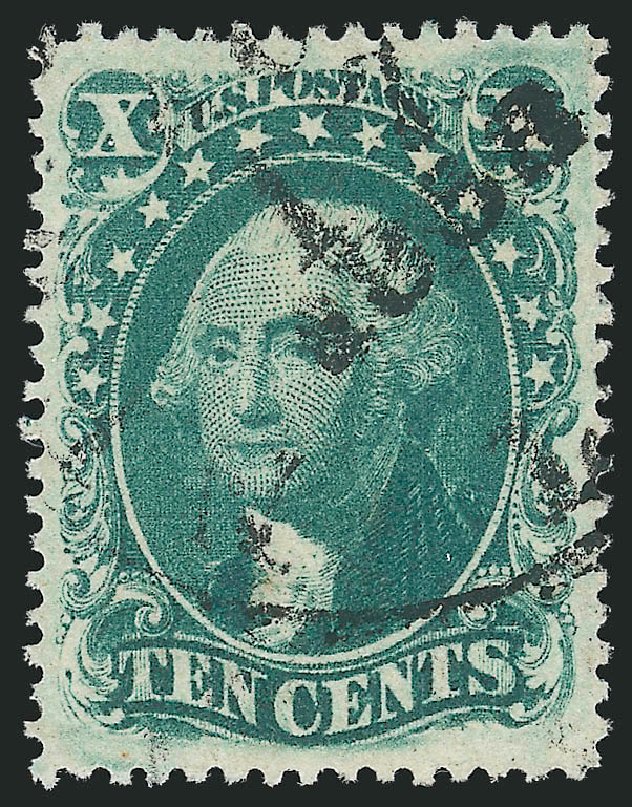 Price of US Stamp Scott Cat. 33: 1857 10c Washington. Robert Siegel Auction Galleries, Feb 2015, Sale 1092, Lot 1034