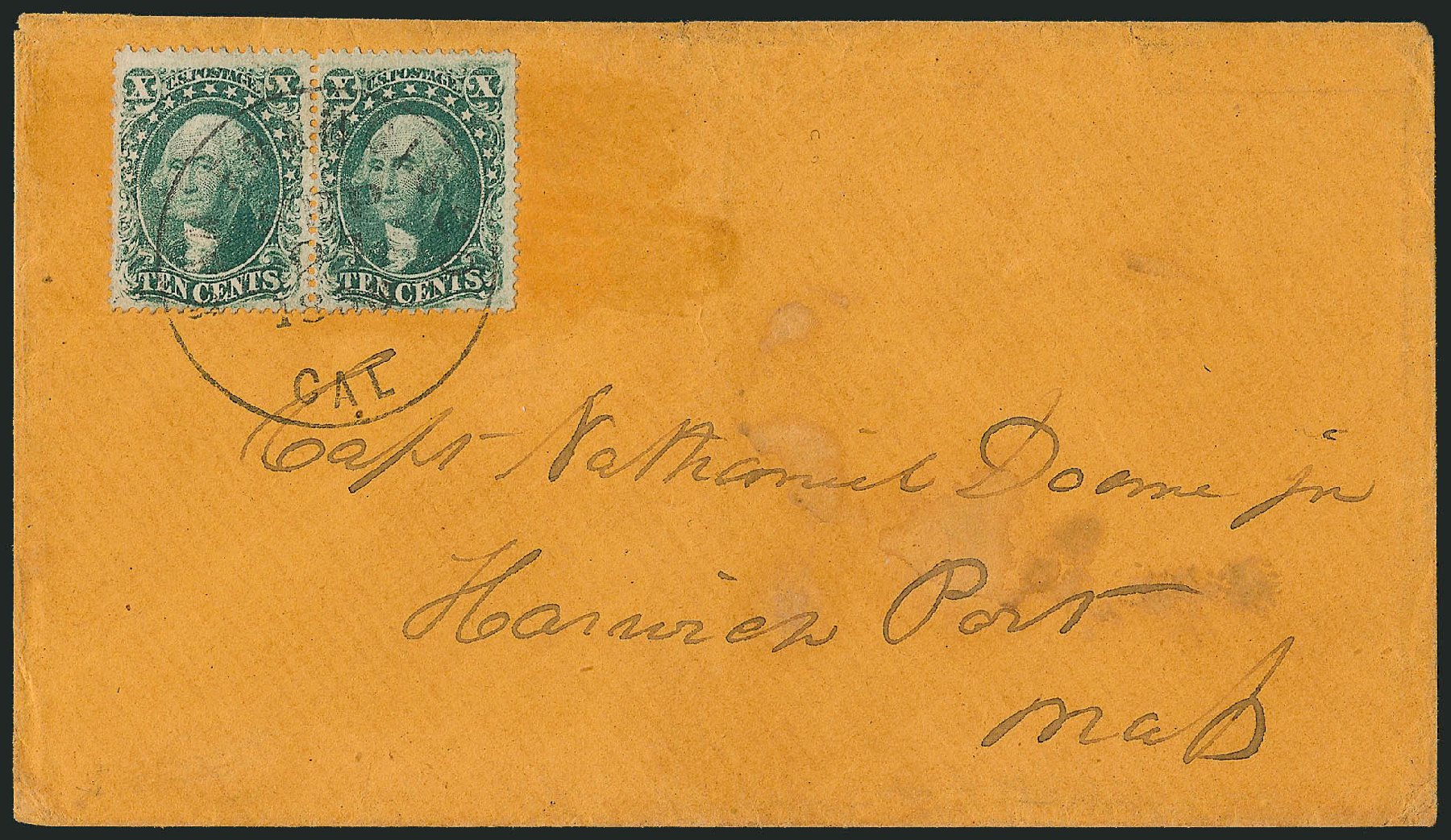 Prices of US Stamps Scott #33: 10c 1857 Washington. Robert Siegel Auction Galleries, Dec 2010, Sale 1002, Lot 3792